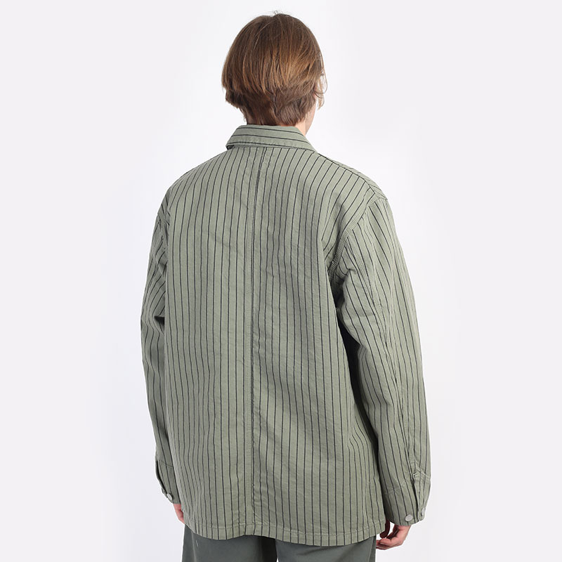 мужская зеленая куртка Carhartt WIP Trade Michigan Coat I029105-green/black - цена, описание, фото 2