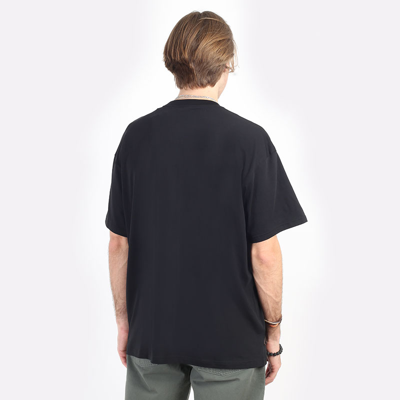 мужская черная футболка Carhartt WIP S/S Nils T-Shirt I030111-black/white - цена, описание, фото 2