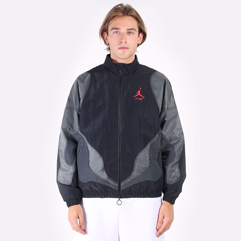 мужская серая куртка Jordan x Off-white Woven Jacket CV0550-010 - цена, описание, фото 1