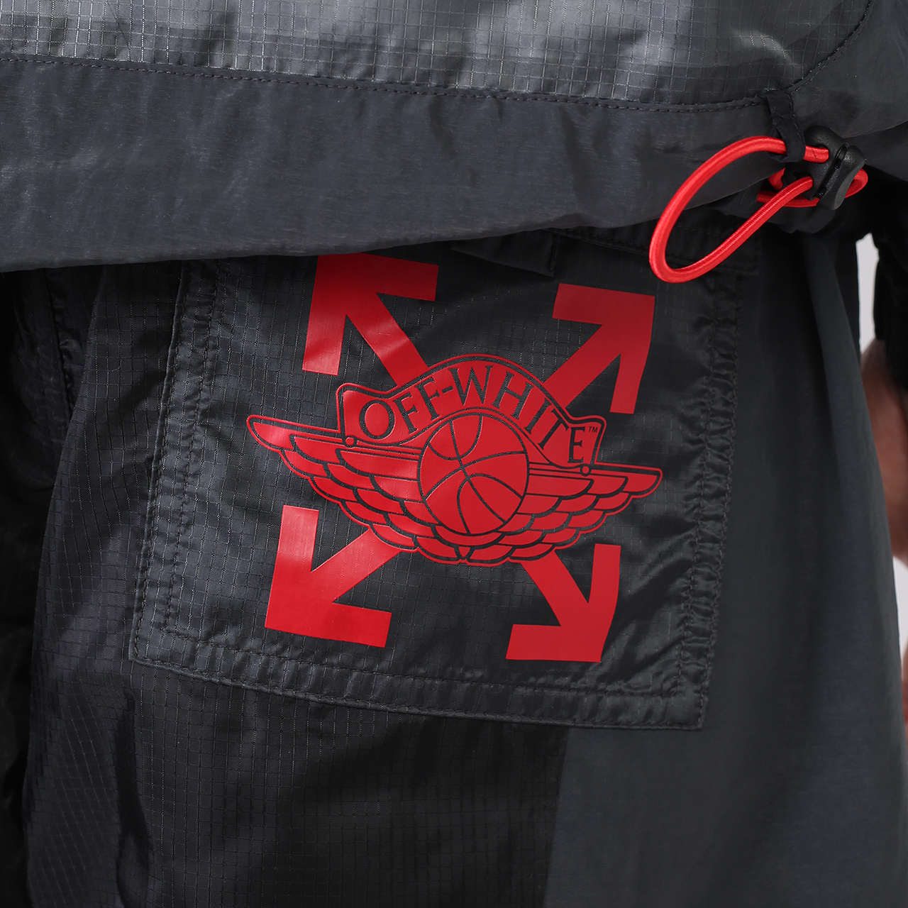 off white jordan woven pant