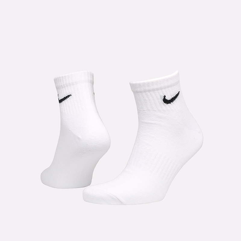мужские белые носки Nike Everyday Lightweight Ankle (3 Pairs) SX7677-100 - цена, описание, фото 2