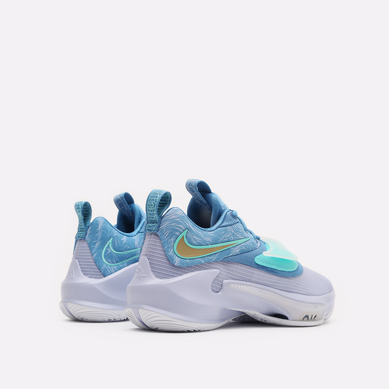 мужские голубые баскетбольные кроссовки Nike Zoom Freak 3 EP DA0695-401 - цена, описание, фото 3