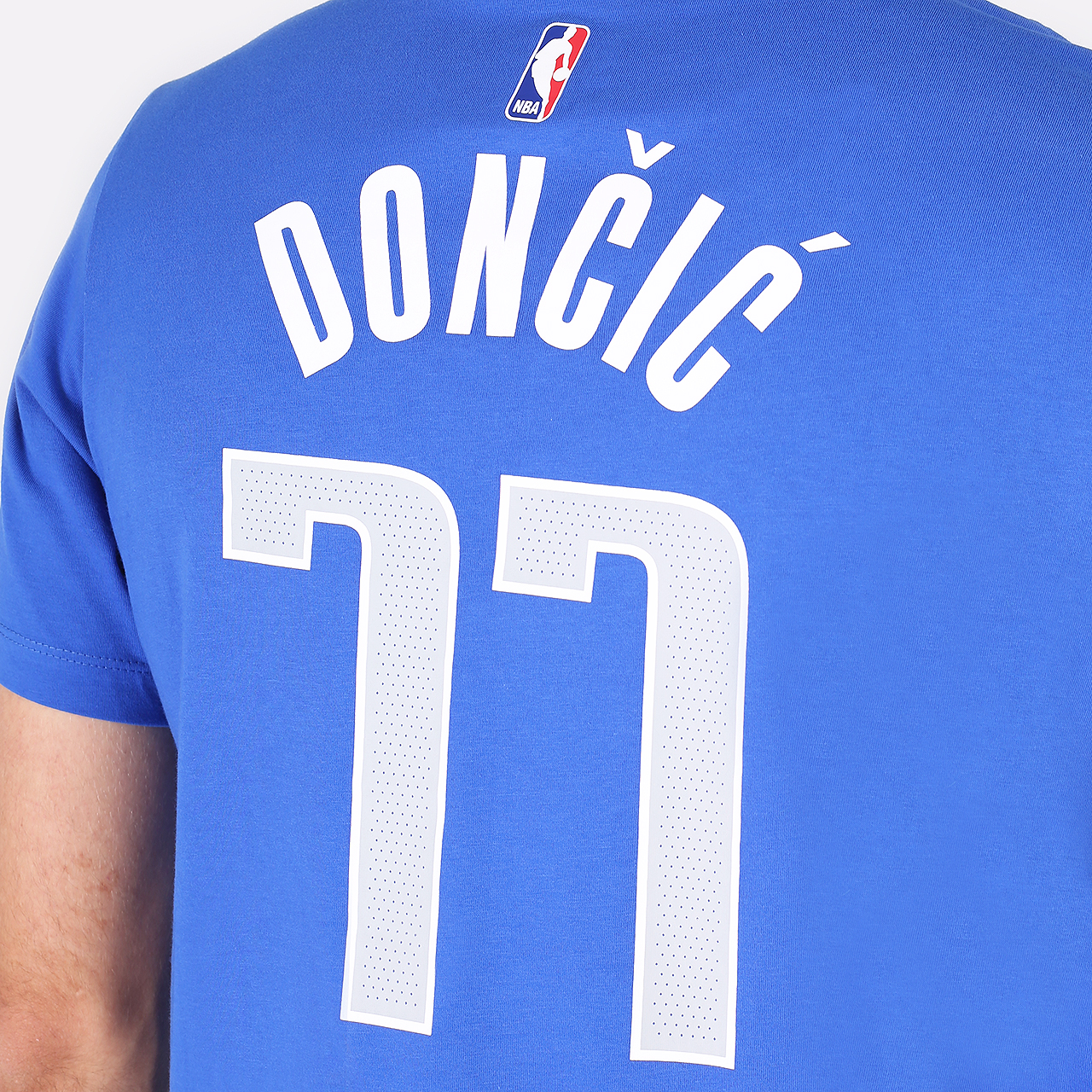 мужская синяя футболка Nike Luka Doncic Mavericks NBA T-Shirt CV8514-482 - цена, описание, фото 5