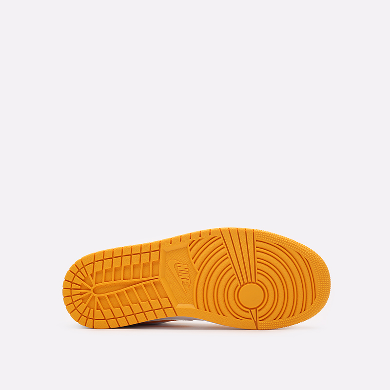 мужские желтые кроссовки Jordan 1 Low 553558-701 - цена, описание, фото 5