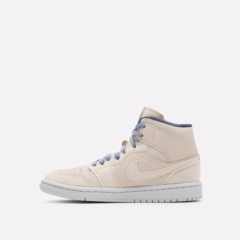 женские бежевые кроссовки Jordan WMNS 1 Mid SE DM9126-104 - цена, описание, фото 2