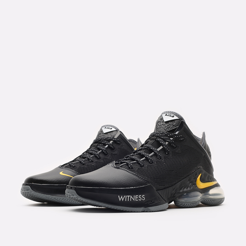 мужские черные баскетбольные кроссовки Nike Lebron XIX Low DH1270-002 - цена, описание, фото 4