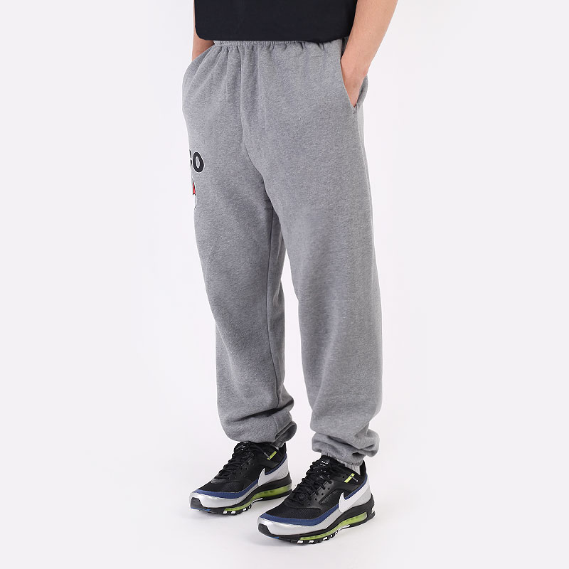мужские серые брюки Mitchell and ness NBA Chicago Bulls Pants 507PCHIBULGRH - цена, описание, фото 1