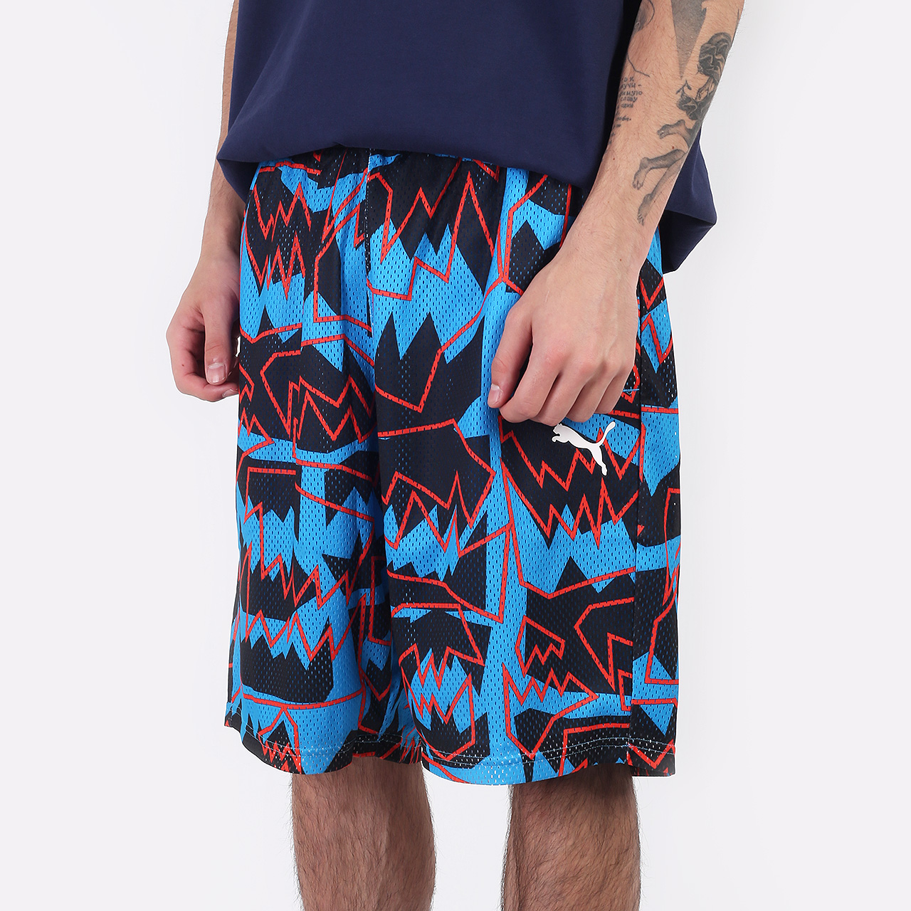 Мужские шорты PUMA Practice AOP (53413701)  - цена, описание, фото 1