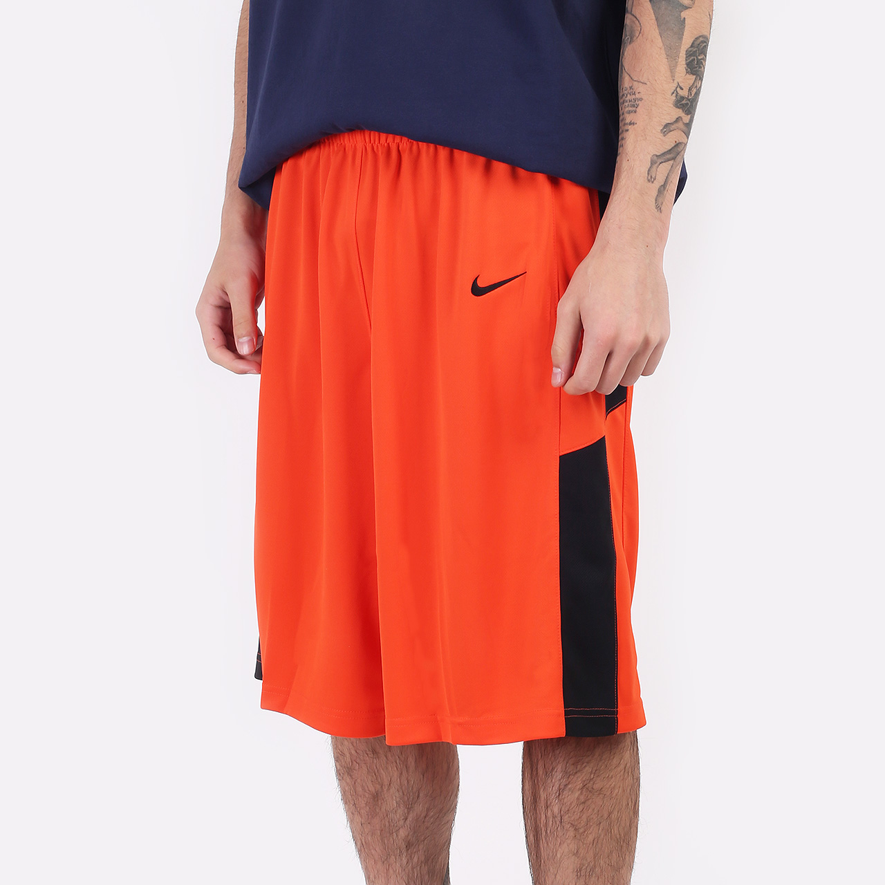 мужские оранжевые шорты Nike Swoosh 802326-891 - цена, описание, фото 1