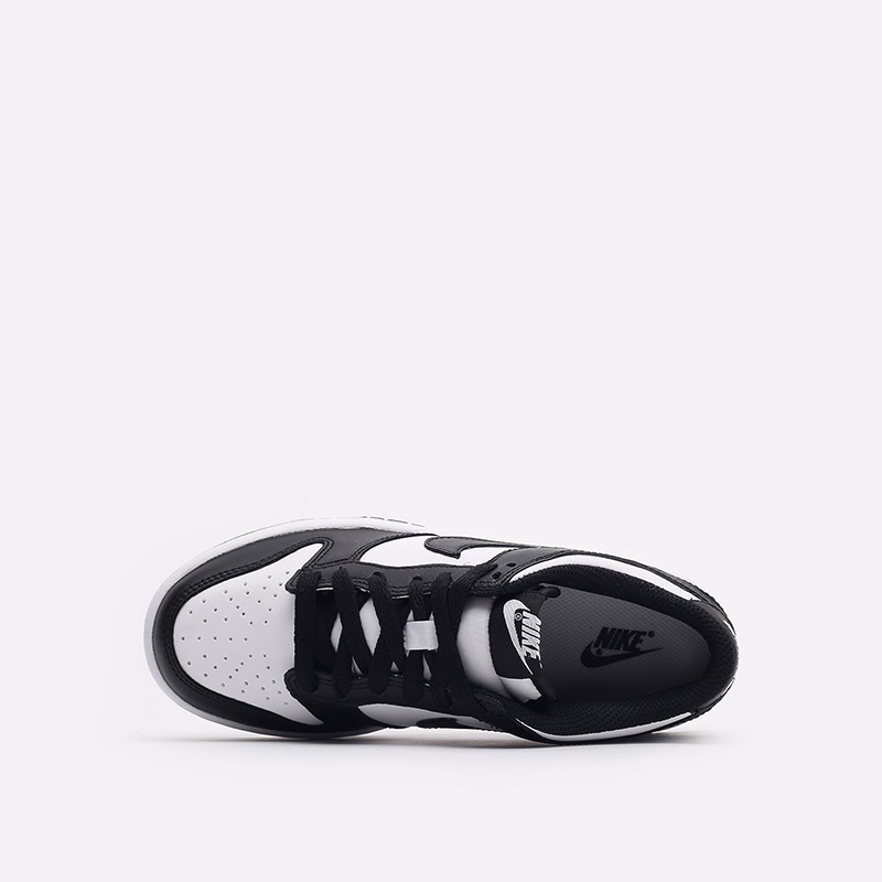женские черные кроссовки Nike Dunk Low (GS) CW1590-100 - цена, описание, фото 6