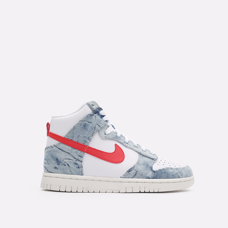 женские белые кроссовки Nike WMNS Dunk High DV2181-900 - цена, описание, фото 1