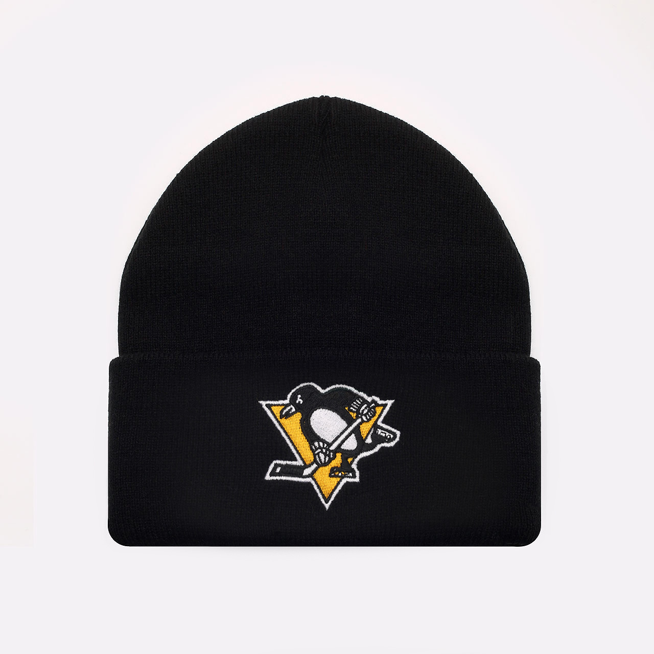  черная шапка Mitchell and ness Pittsburgh Penguins EU785-BLACK PITTSBU - цена, описание, фото 1