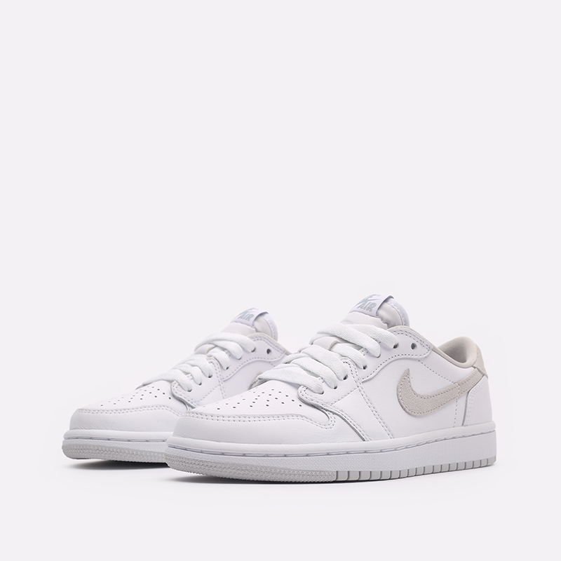 женские белые кроссовки Jordan WMNS 1 Low OG CZ0775-100 - цена, описание, фото 4