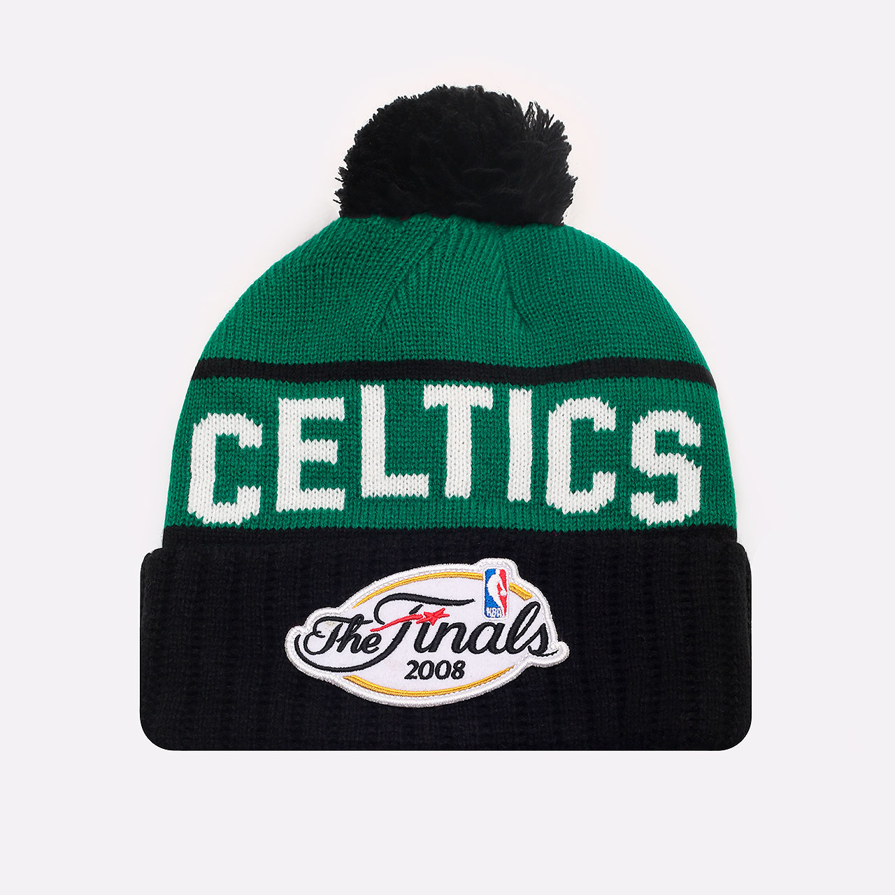  зеленая шапка Mitchell and ness Boston Celtics KS58ZBLK - цена, описание, фото 1