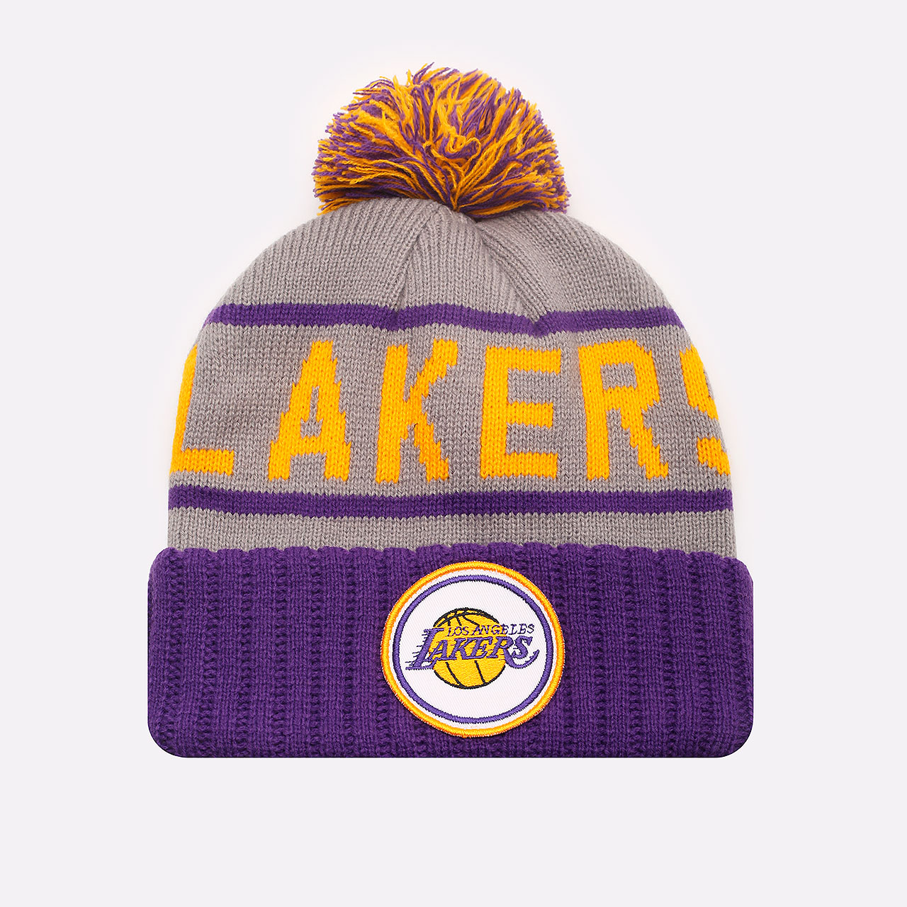 Шапка Mitchell and ness LAKERS (KJ46ZPURPLE)  - цена, описание, фото 1