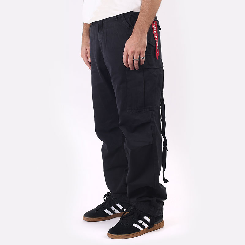 Мужские брюки Alpha Industries M-65 Pant (MBM52500C1-001-black) купить поцене 10190 руб в интернет-магазине Streetball