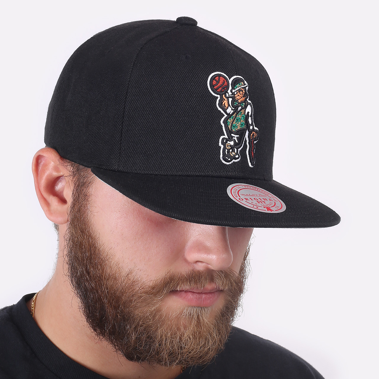Кепка Mitchell and ness BOSTON CELTICS (6HSSJS19078-BCEBLCK)  - цена, описание, фото 1