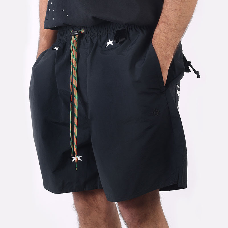 мужские черные шорты  Converse Barriers Shorts 10024271001 - цена, описание, фото 1