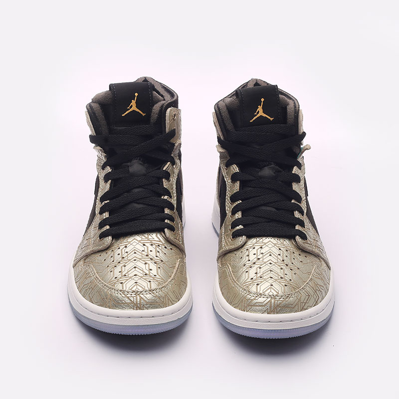 мужские золотые кроссовки Jordan Retro 1 Zoom Air CMFT GC DQ0659-700 - цена, описание, фото 3