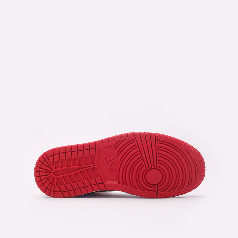  красные кроссовки Jordan Retro 1 High OG 555088-161 - цена, описание, фото 6
