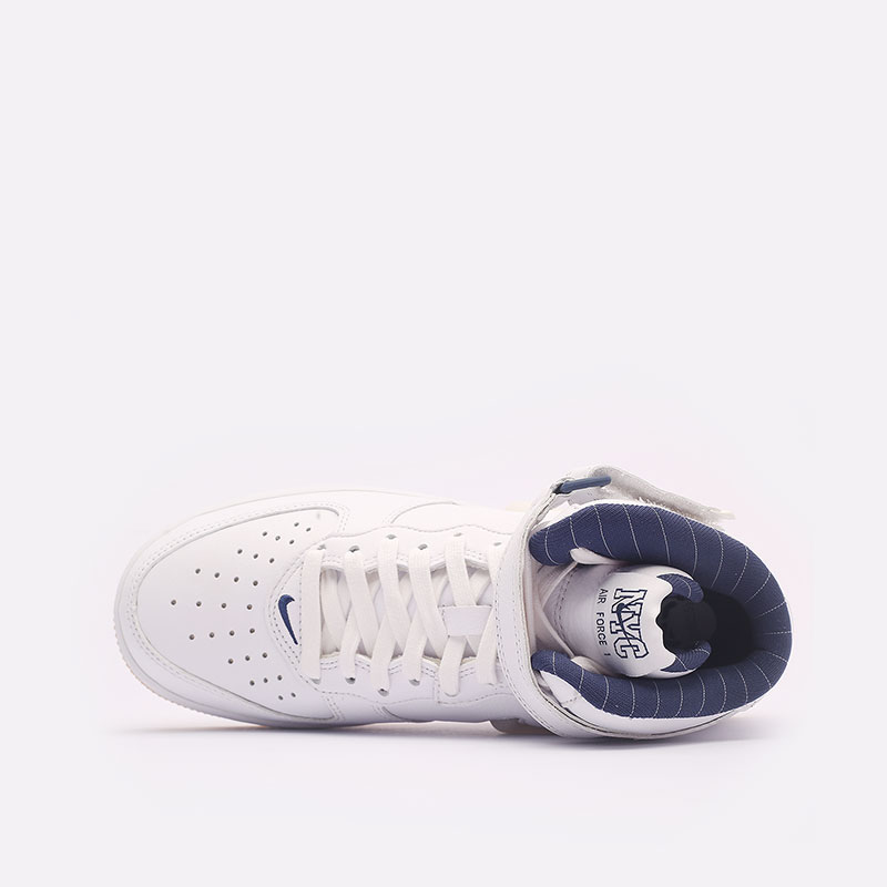 мужские белые кроссовки Nike Air Force 1 Mid QS DH5622-100 - цена, описание, фото 5