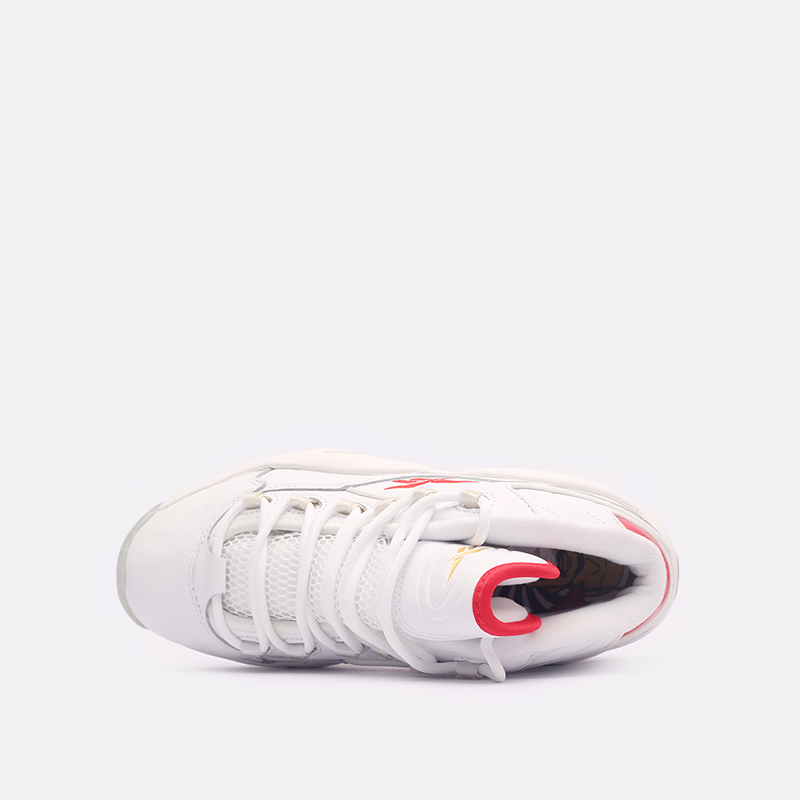 мужские белые баскетбольные кроссовки Reebok Question Mid GX0230 - цена, описание, фото 6