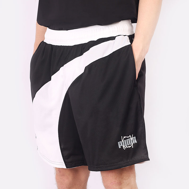 мужские черные шорты  PUMA Flare Short 53049101 - цена, описание, фото 1