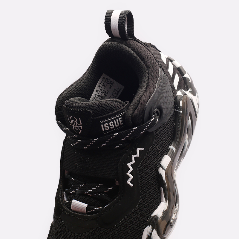 детские черные баскетбольные кроссовки adidas D.O.N. Issue 3 C H67430 - цена, описание, фото 7