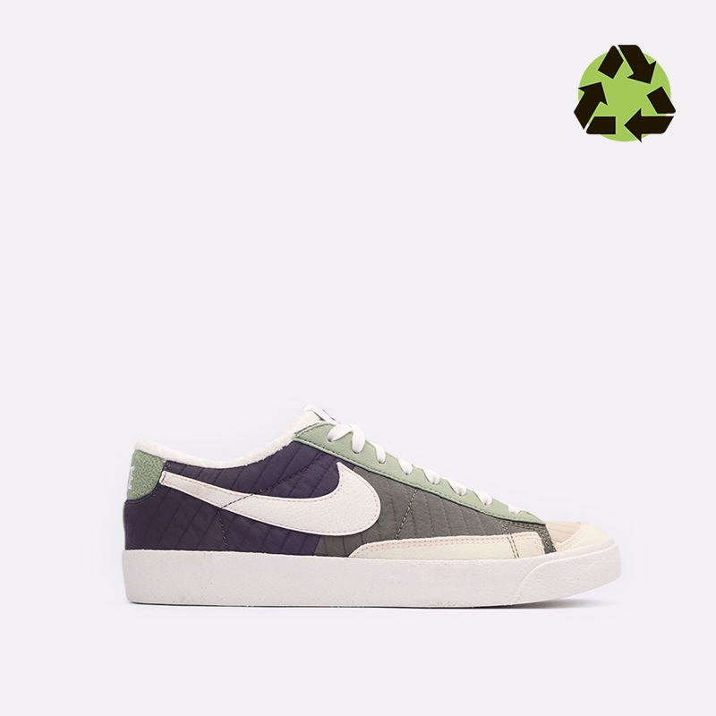 мужские зеленые кроссовки Nike Blazer Low &#039;77 LX NN DD8026-500 - цена, описание, фото 1