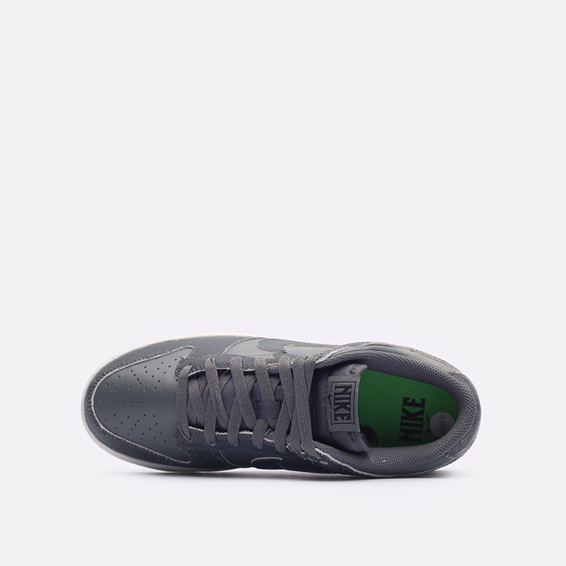мужские серые кроссовки Nike Dunk Low Retro PRM DQ7681-001 - цена, описание, фото 6
