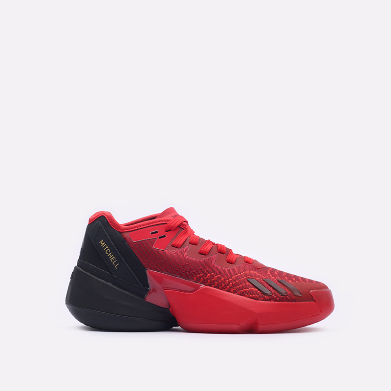 детские красные баскетбольные кроссовки adidas D.O.N. Issue 4 J GW9003 - цена, описание, фото 1