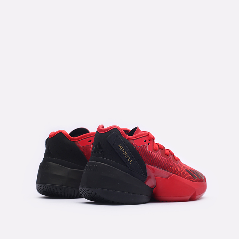 детские красные баскетбольные кроссовки adidas D.O.N. Issue 4 J GW9003 - цена, описание, фото 3
