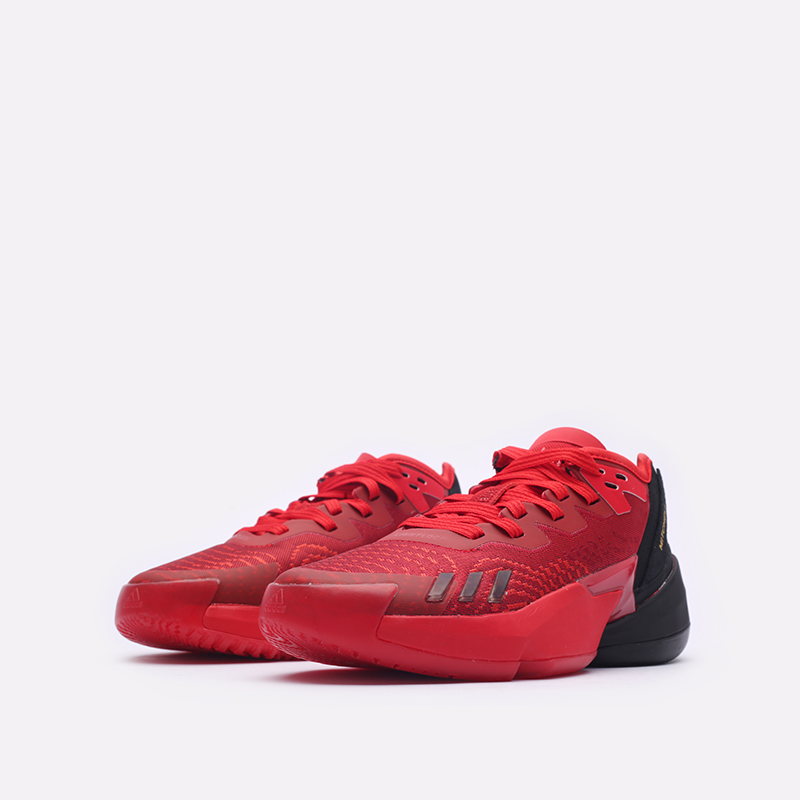 детские красные баскетбольные кроссовки adidas D.O.N. Issue 4 J GW9003 - цена, описание, фото 4