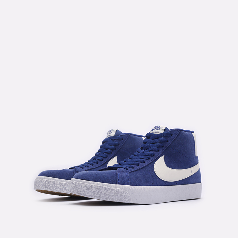 мужские синие кроссовки Nike Zoom Blazer Mid 864349-403 - цена, описание, фото 4