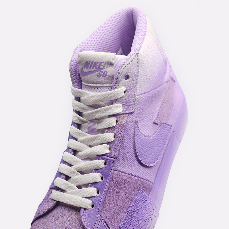 мужские фиолетовые кроссовки Nike Zoom Blazer Mid PRM DR9087-555 - цена, описание, фото 7