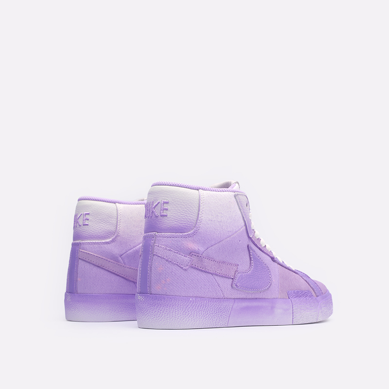 мужские фиолетовые кроссовки Nike Zoom Blazer Mid PRM DR9087-555 - цена, описание, фото 3