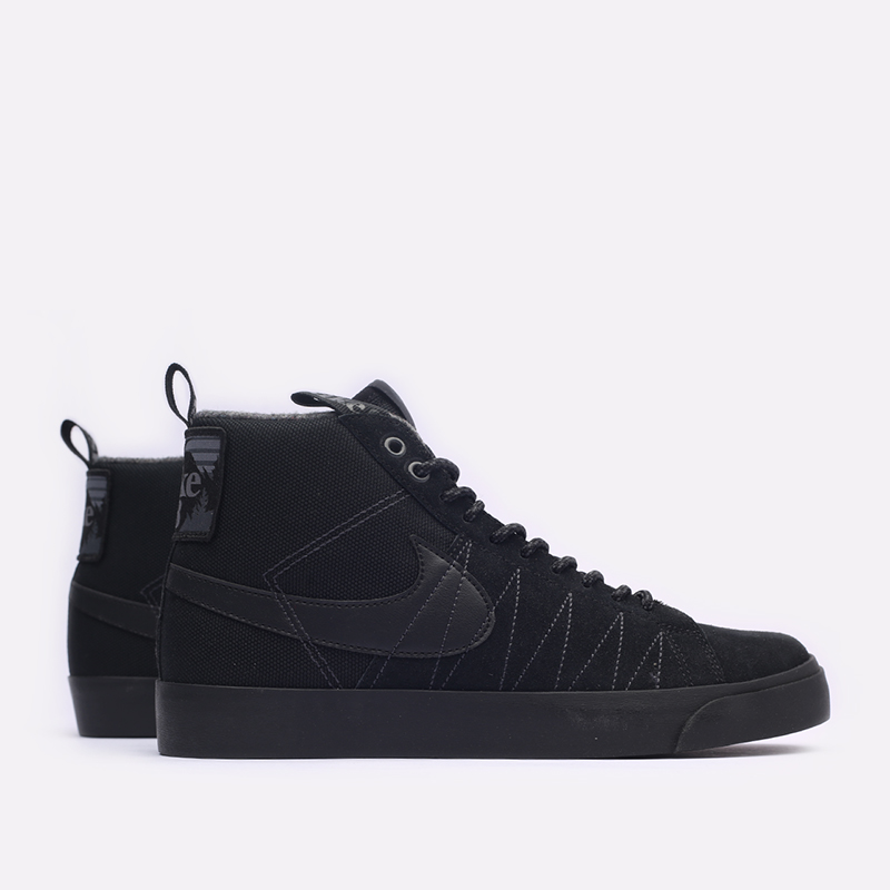 мужские черные кроссовки Nike Zoom Blazer Mid PRM DC8903-002 - цена, описание, фото 1