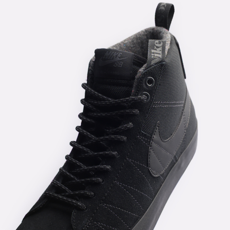 мужские черные кроссовки Nike Zoom Blazer Mid PRM DC8903-002 - цена, описание, фото 7