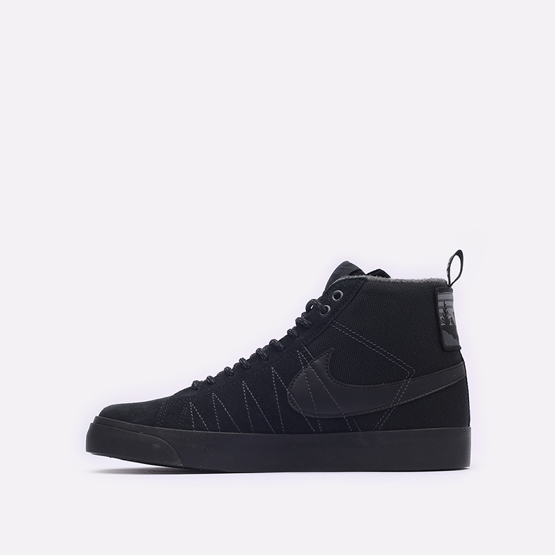 мужские черные кроссовки Nike Zoom Blazer Mid PRM DC8903-002 - цена, описание, фото 2