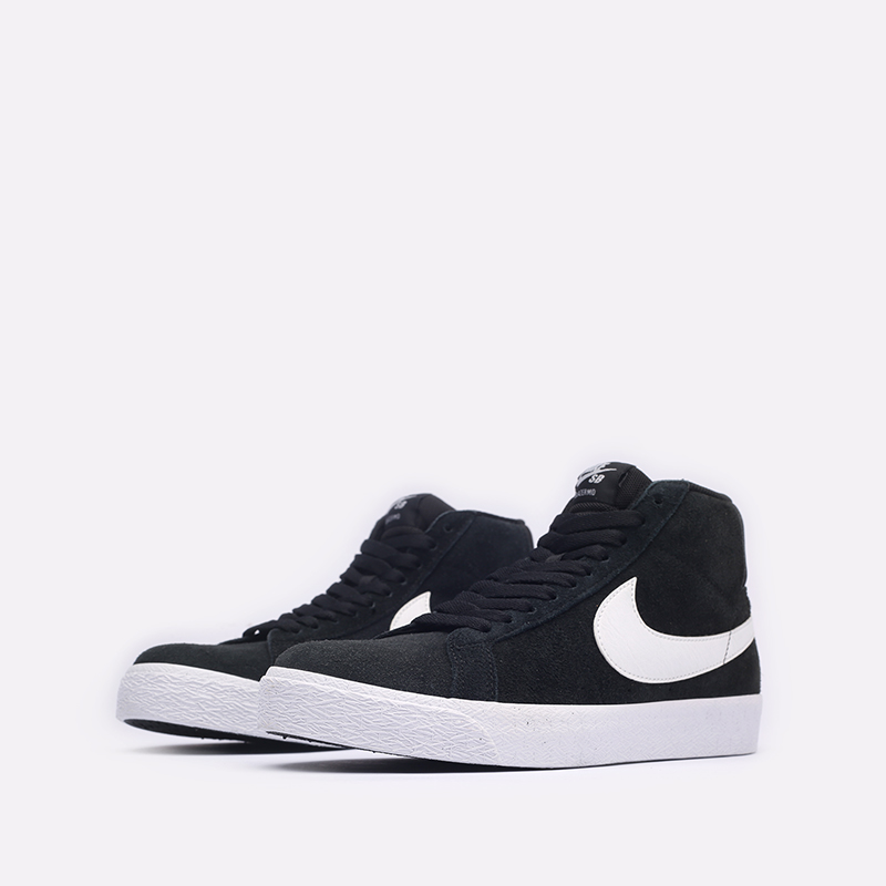мужские черные кроссовки Nike Zoom Blazer Mid 864349-002 - цена, описание, фото 4