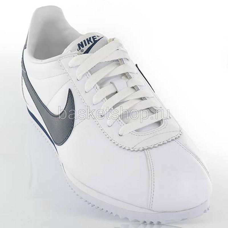 Nike classic cortez light leather (433174-101)  - цена, описание, фото 1