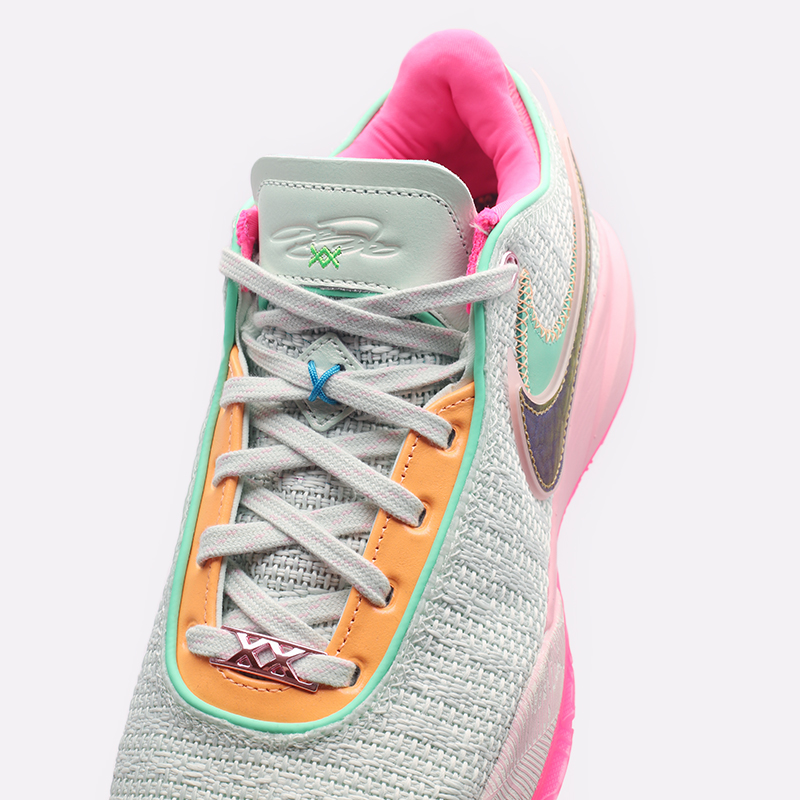 мужские зеленые баскетбольные кроссовки Nike Lebron XX DJ5423-300 - цена, описание, фото 7