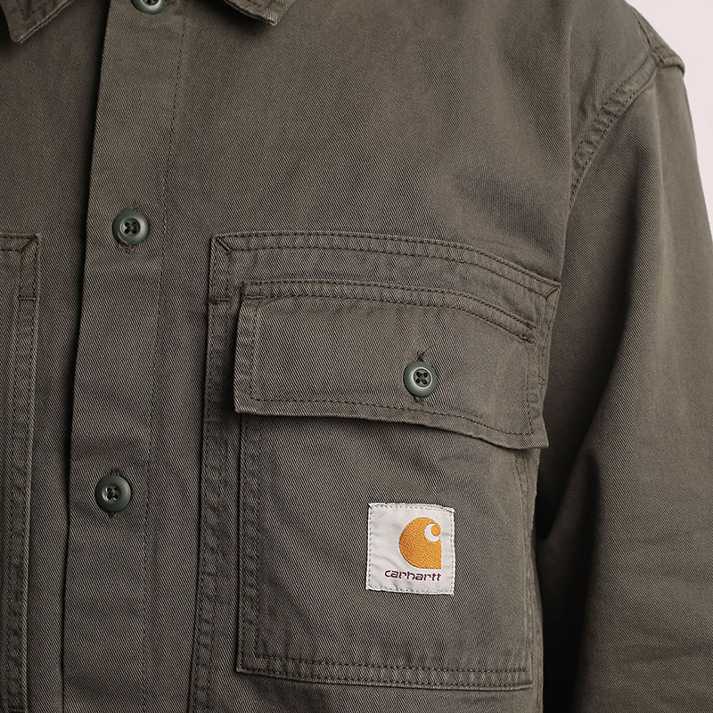 Мужская рубашка Carhartt WIP L/S Charter Shirt (I030765-garment dyed ...