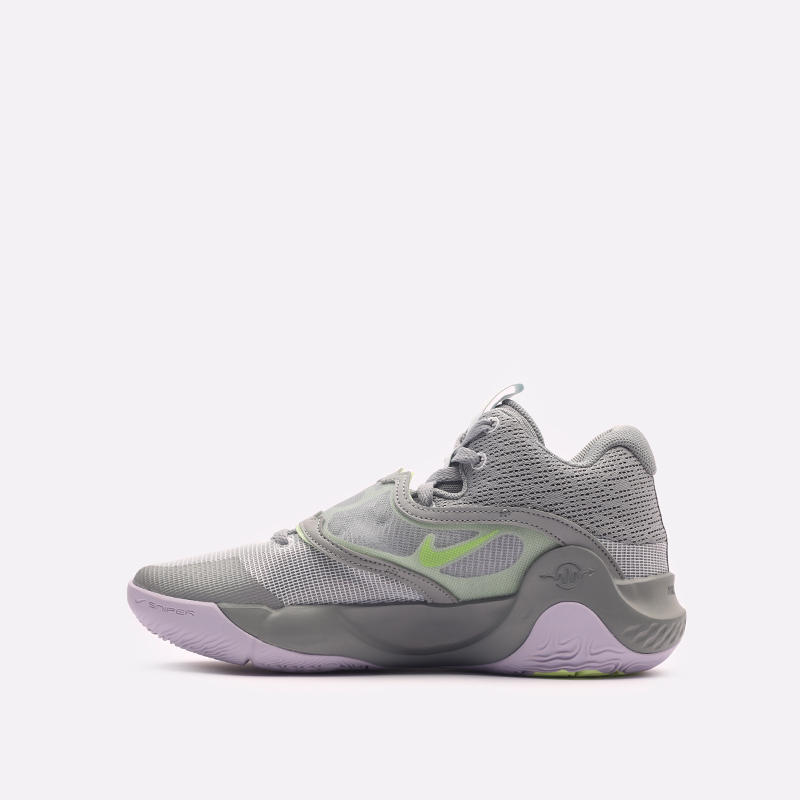 мужские серые баскетбольные кроссовки Nike KD Trey 5 X DD9538-012 - цена, описание, фото 2