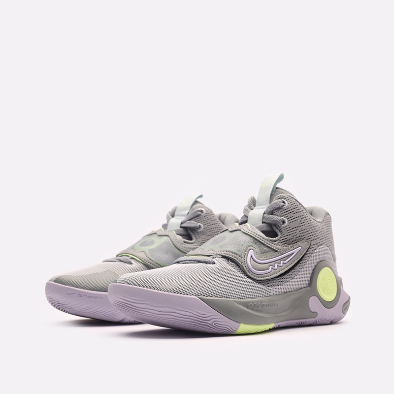 мужские серые баскетбольные кроссовки Nike KD Trey 5 X DD9538-012 - цена, описание, фото 4