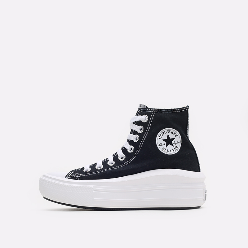  черные кеды Converse Ctas Move Hi 568497 - цена, описание, фото 2