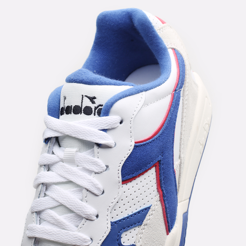 мужские белые кроссовки Diadora Winner SL DR501179583-trbl/ppred - цена, описание, фото 7