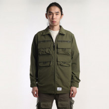 мужская куртка Alpha Industries Nylon Cargo Shirt Jacket  (MJN53000C1-green)
