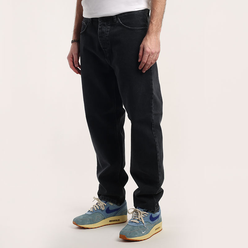 мужские черные брюки Carhartt WIP Newel Pant I029208-black - цена, описание, фото 1