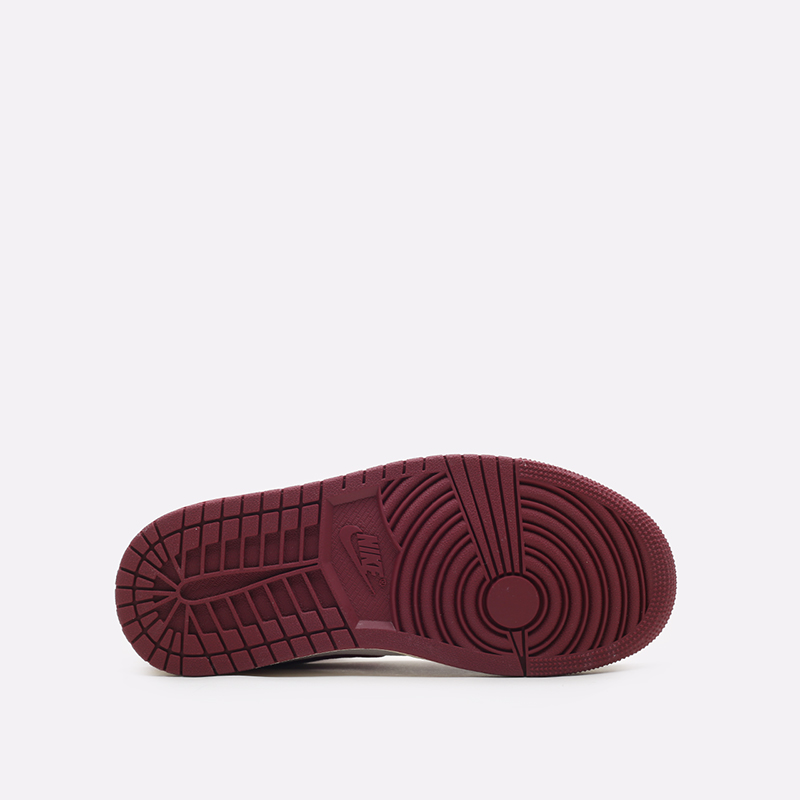 женские бордовые кроссовки Jordan WMNS 1 Mid SE DZ2820-601 - цена, описание, фото 5